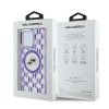 Karl Lagerfeld KLHMP15XHMCKMHU iPhone 15 Pro  Max 6.7 fioletowy/purple IML Monogram Karl&Choupette Head MagSafe